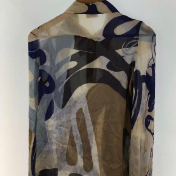 FENDI◆Pullover/long sleeve blouse/42/silk/multicolor/allover pattern - Picture 2 of 6